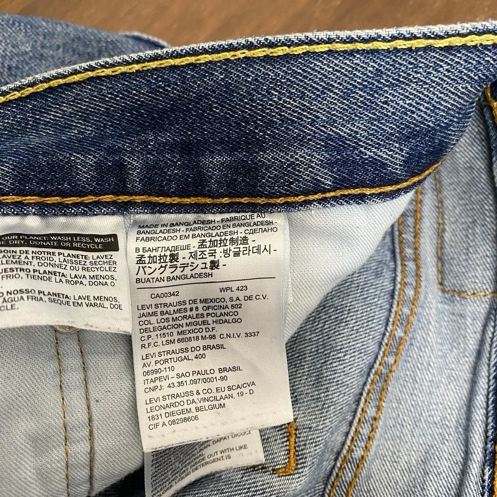 Levi's 505 Straight Fit Jean Men's 34x36 Medium Wash
